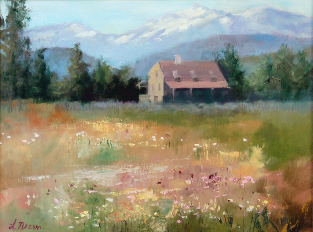 Midway Utah oil painting by Linda Nearon