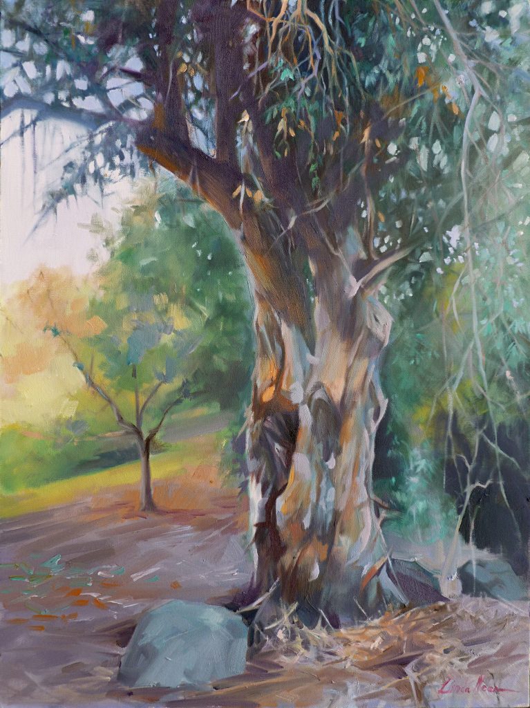 Early Spring in Diablo Oil on Canvas by Linda Nearon Artist