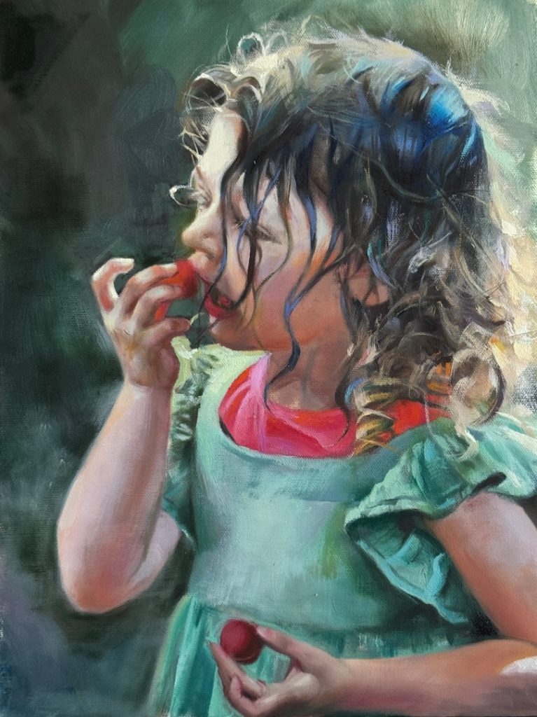 Joy of Summer Oil on Canvas by Linda Nearon Artist